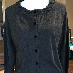 NEW, Loft, Sz XL, Gray Cardigan/Sweater